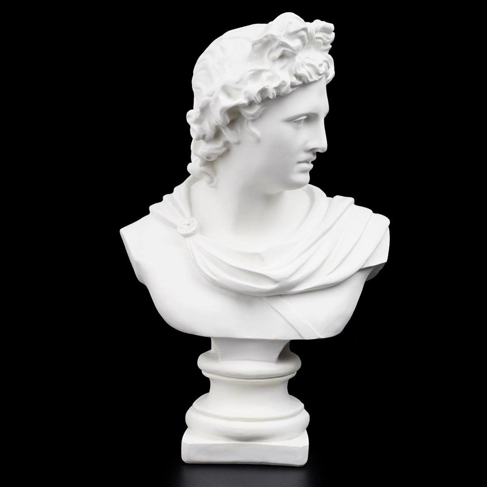 predolo Mitología Apolo Busto Estatua Resina Boceto Yeso Escultura Arte Artesanía