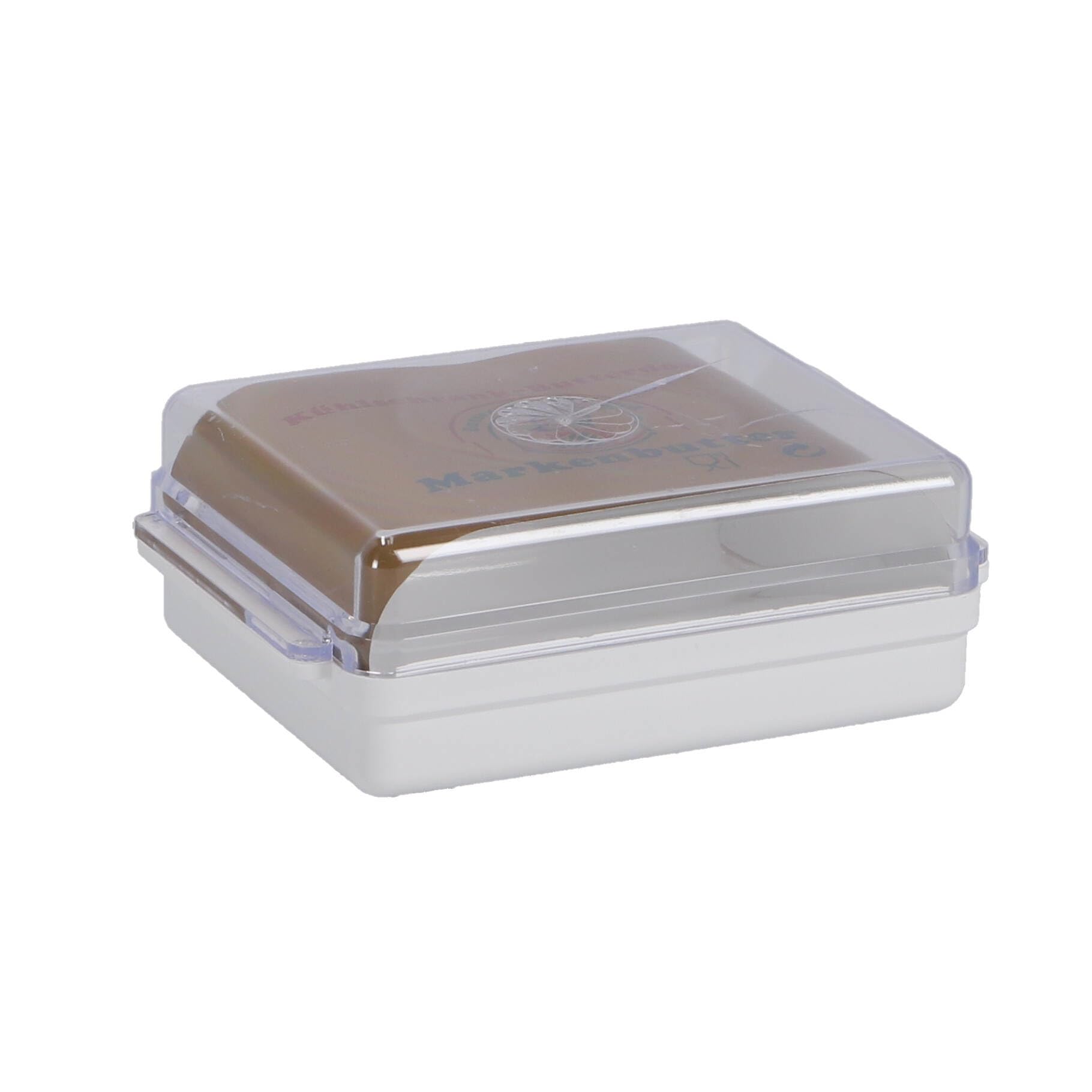Westmark Fridge Butter Dish, plastic, Traditionell, white/transparent, 20882241