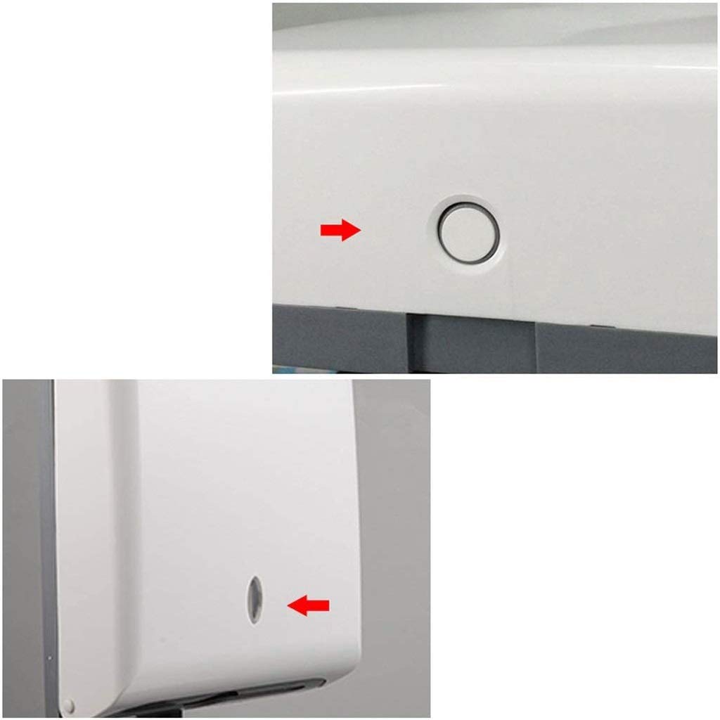 HLTYGWX Porta Carta igienica Impermeabile, Nuovo scaffale per Cellulare a Parete Nero