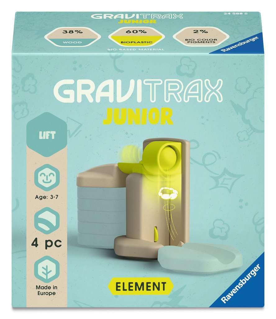 Ravensburger GraviTrax Junior Element Lift 24588 - Marble Run from 3 Years - Marble Run and Construction Toy for Children - Gift for Boys and Girls