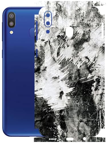 Image of AtOdds - Full Body Back Screen Guard Protector Film - Lamination Wrap Skin Sticker Compatible with Samsung Galaxy M20 | Scratchproof Matte Finish (Messed)