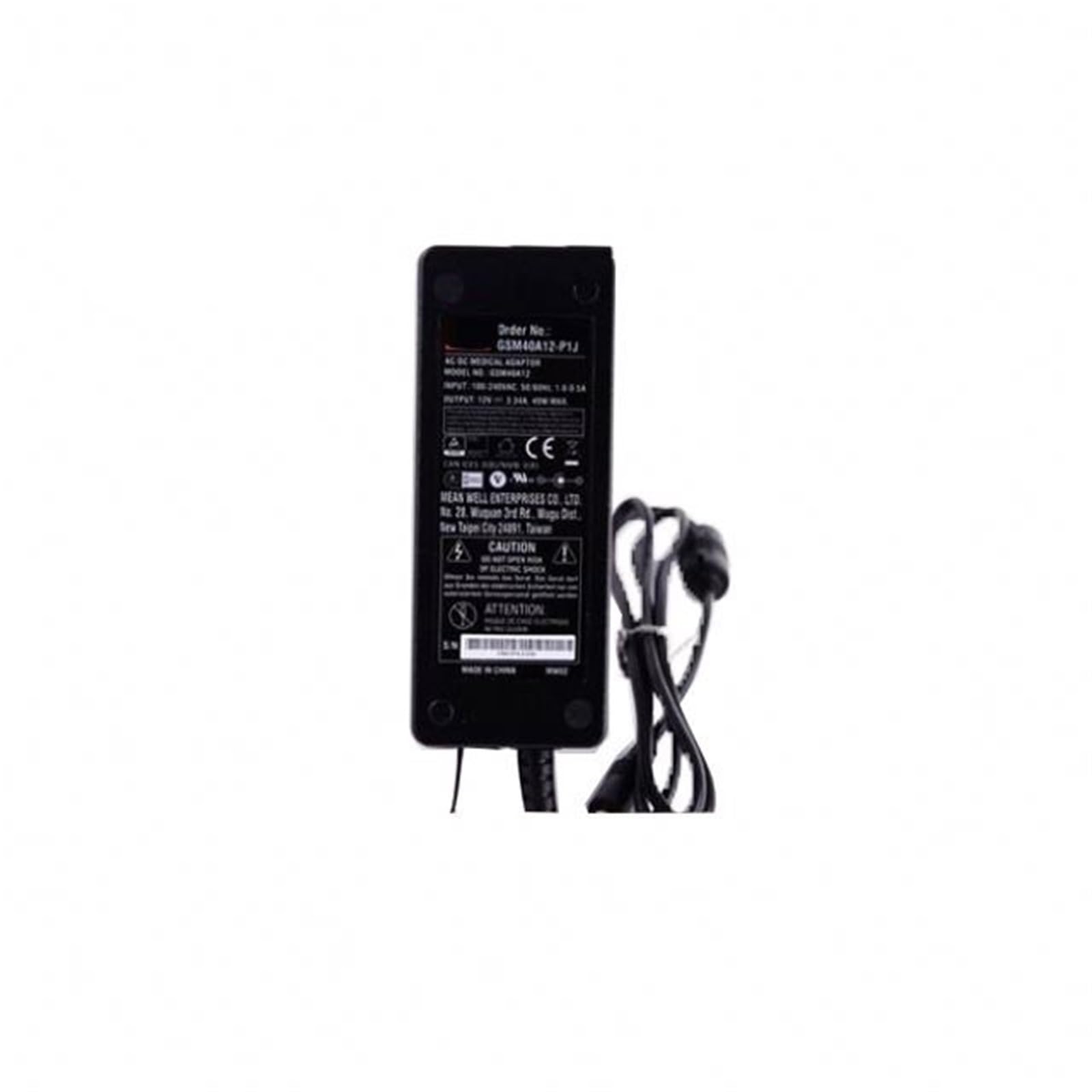 1 szt. Seria DC5V GSM40A 12V 24V 48V 40W AC-DC niezawodny zielony adapter medyczny do mobilnej stacji roboczej klinicznej/irygatora doustnego(GSM40A07-P1J)