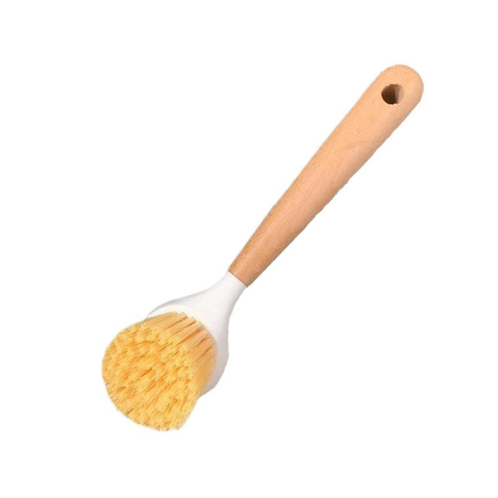 3pcs Pot Brush with Wooden Handle for Home Use pour Cuisine