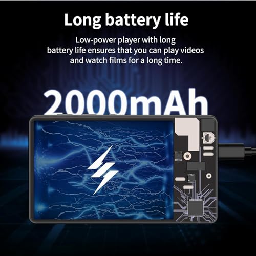 Image of 80GB MP3 Player with Bluetooth and WiFi, SWOFY M503Pro 4.0 inch Touch Screen MP3 Player with Speaker, Music Player with Spotify, Audible, Amazon Music, Pandora, MP4 Android Music Player Up to 512GB
