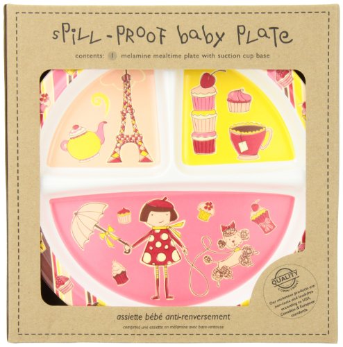 Sugarbooger Divided Suction Plate, Cupcake