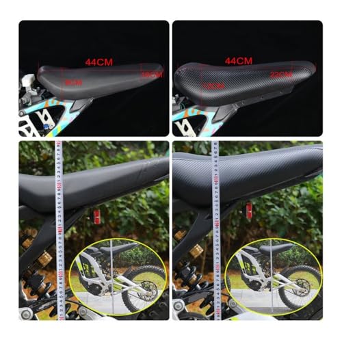 Asiento trasero moto Surron Light Bee X sillín ensanchado para vehículo eléctrico 4