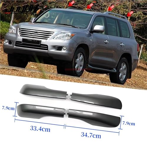 Cubierta Riel Techo Lexus LX570 acabado premium en ABS duradero de alta gama 2