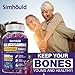 Simhould 2 Packs Glucosamine Chondroitin Gummies - 3000MG Extra Strength Joint Support Supplement with MSM & Elderberry, Flexibility, Antioxidant Immune Support Gummy for Adults, Men & Women