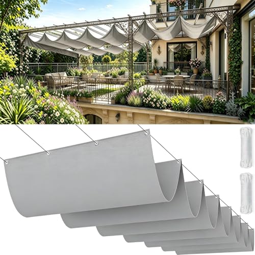 Toldos exterior para jardines con protección UV 98% y lona de sombreado resistente al desgarro 2