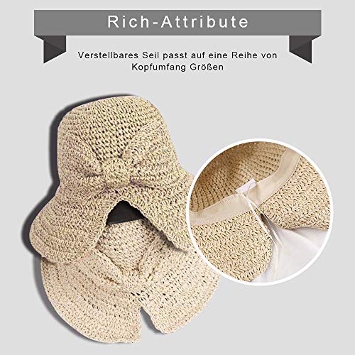 PACOLO, cappello da sole pieghevole largo, tesa