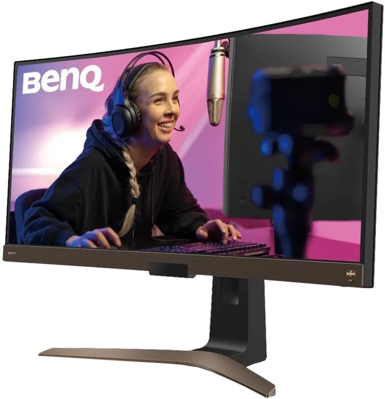 BenQ EW3880R Curved Monitor | 38 inch IPS UltraWide QHD+ HDR USB-C 60W ...