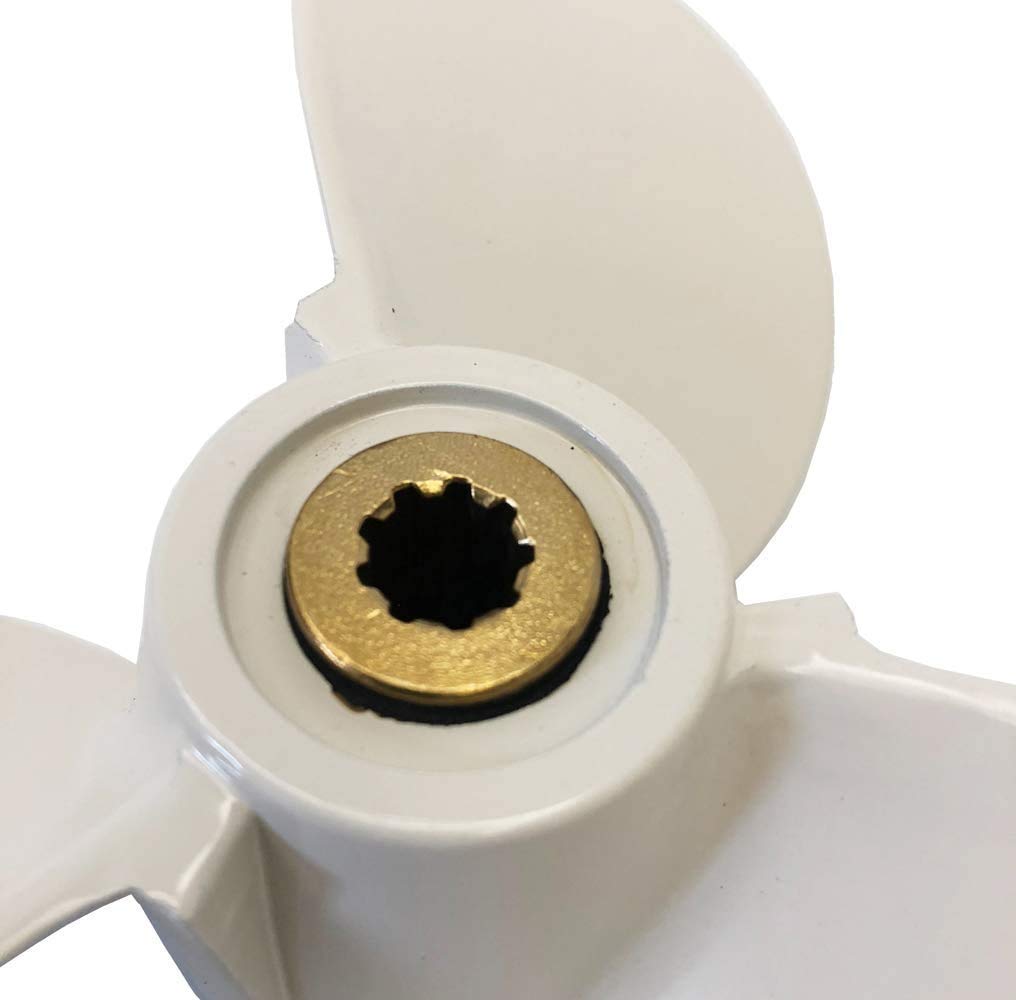 NC Boots-Propeller aus Aluminiumlegierung, 7 1/2 x 8-BA für Yamaha 4hp 5hp 6hp 4A 4M 5M 5C F4 F6L F6S F5A F6C Außenbordmotoren 6E0-45941-01-00 7.5x8