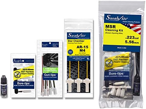 Miniatura 2 de SWAB-ITS Hecho en los Estados Unidos Deluxe Kit Star Chamber Cleaning Swabs, puntas de pistola, puntas de perforación y CLP