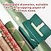 2 Pack Wrapping Paper Cutter & Adjustable Wrapping Paper Cutter, Gift Wrap Cutter Tool for Christmas Birthday, Easy Cut for Present Wrapping