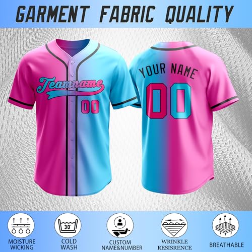 Camisetas personalizadas de béisbol con nombre y número para hombres, mujeres y jóvenes miniatura 2