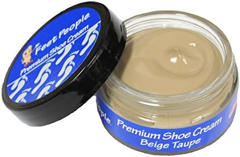 FeetPeople Premium Shoe Cream 1.5 oz, Beige Taupe