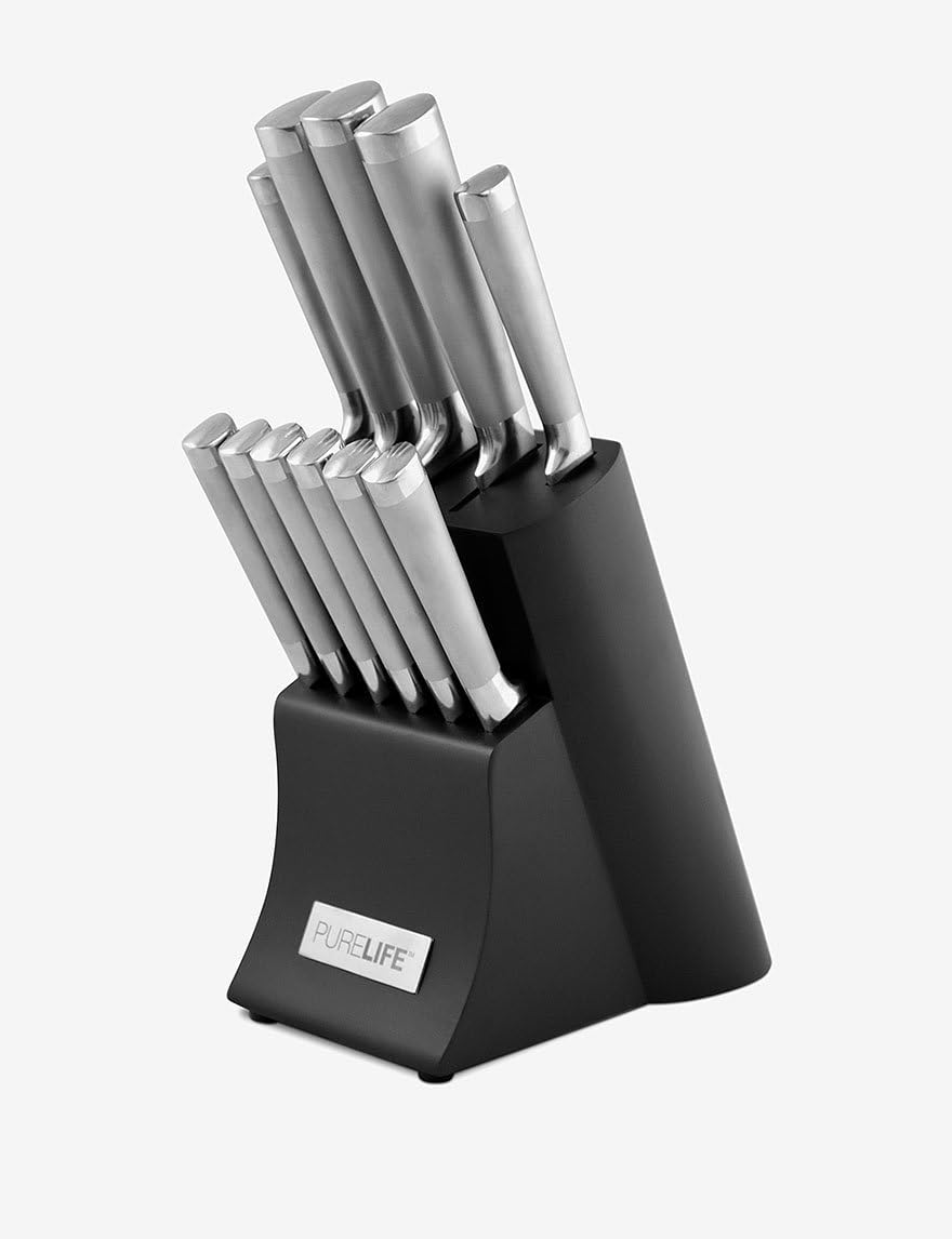11pc Knife Block Set Home & Kitchen