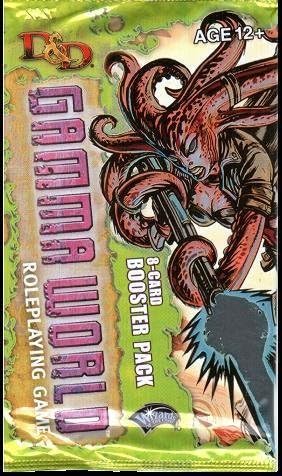 Wizards of the Coast Gamma World RPG 1 Booster Pack Dungeons and Dragons Gamma World