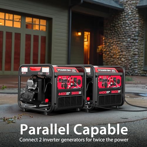 Image of PowerSmart 4400-Watt Portable Generator with Inverter Technology, 30 amp for Home Use and Emergency Backup, 2026 EPA Compliant