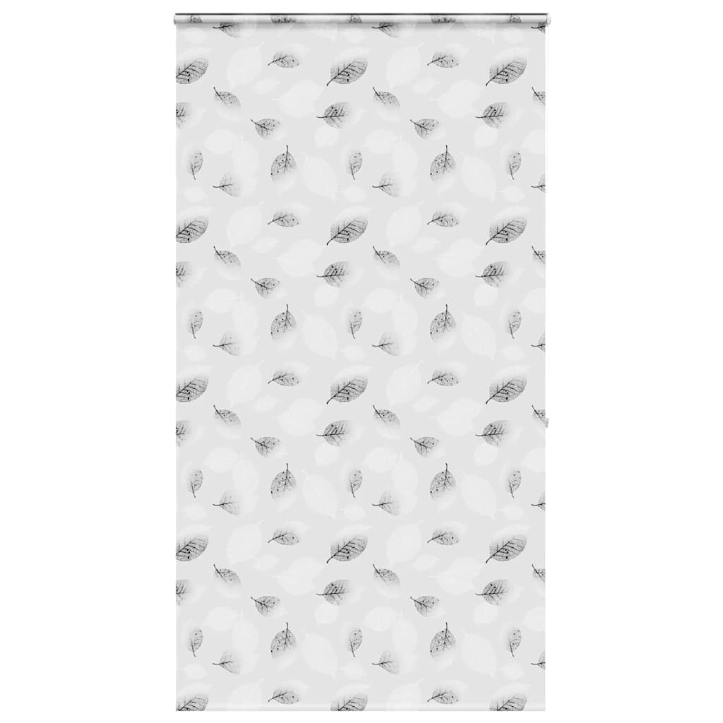 Vidaxl Leaves Shower Roller Blind With Cassette 120X240 Cm Fabric Width 116 Cm, Shower Blind, Rollup Shower Curtain, Bathroom Shower Blind