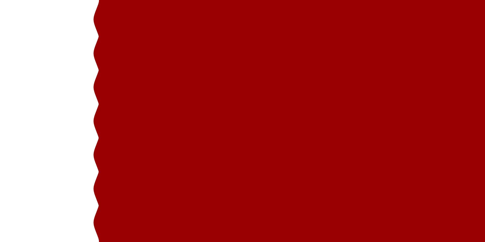 Drapeau Qatar 1932-1936 grand format pour corriger vos erreurs historiques
