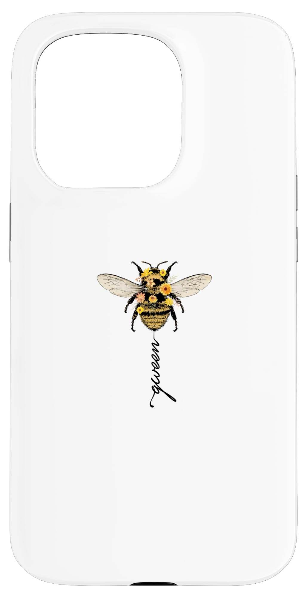 Queen Bumble Bee Hive Beekeeping Case for iPhone 15 Pro