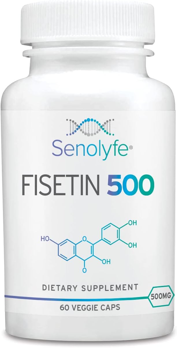 Fisetin 500 | 500mg 98% Pure Fisetin | Flavonoid Supplement
