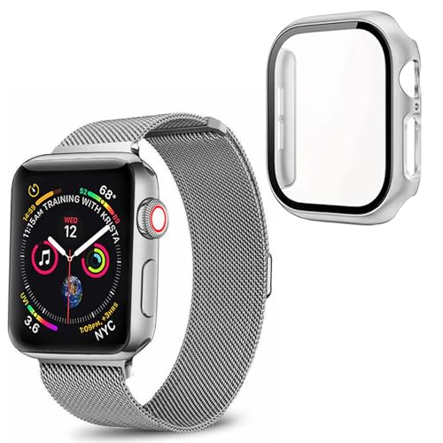Apple Watch4 44mm ステンレス本体 ミラネーゼループ セルラー 