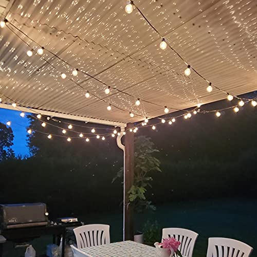 Commercial Grade 50ft G40 Globe String Lights for Outdoor Events and Decor