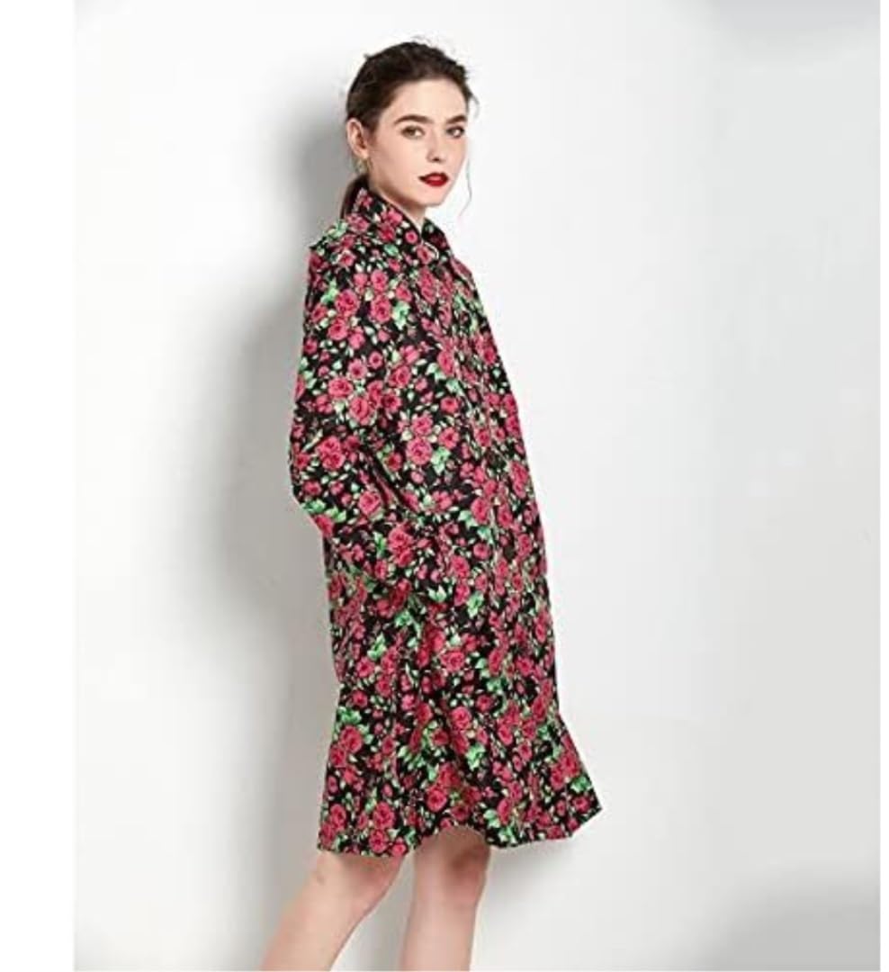Poncho Antipioggia Impermeabile Impermeabile A Fiori Cappotto Antipioggia Da Donna Traspirante Rainear Portatile Idrorepellente Mantella Antipioggia