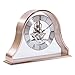 Price comparison product image London Clock Napoleon Skeleton Mantel Clock, Rose Gold Case with Silver Movement, 17.5 x 24.5 x 6cm