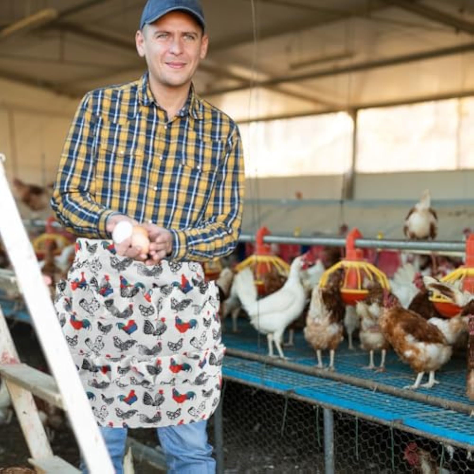 Egg Collecting Apron for Chicken Duck Goose Eggs