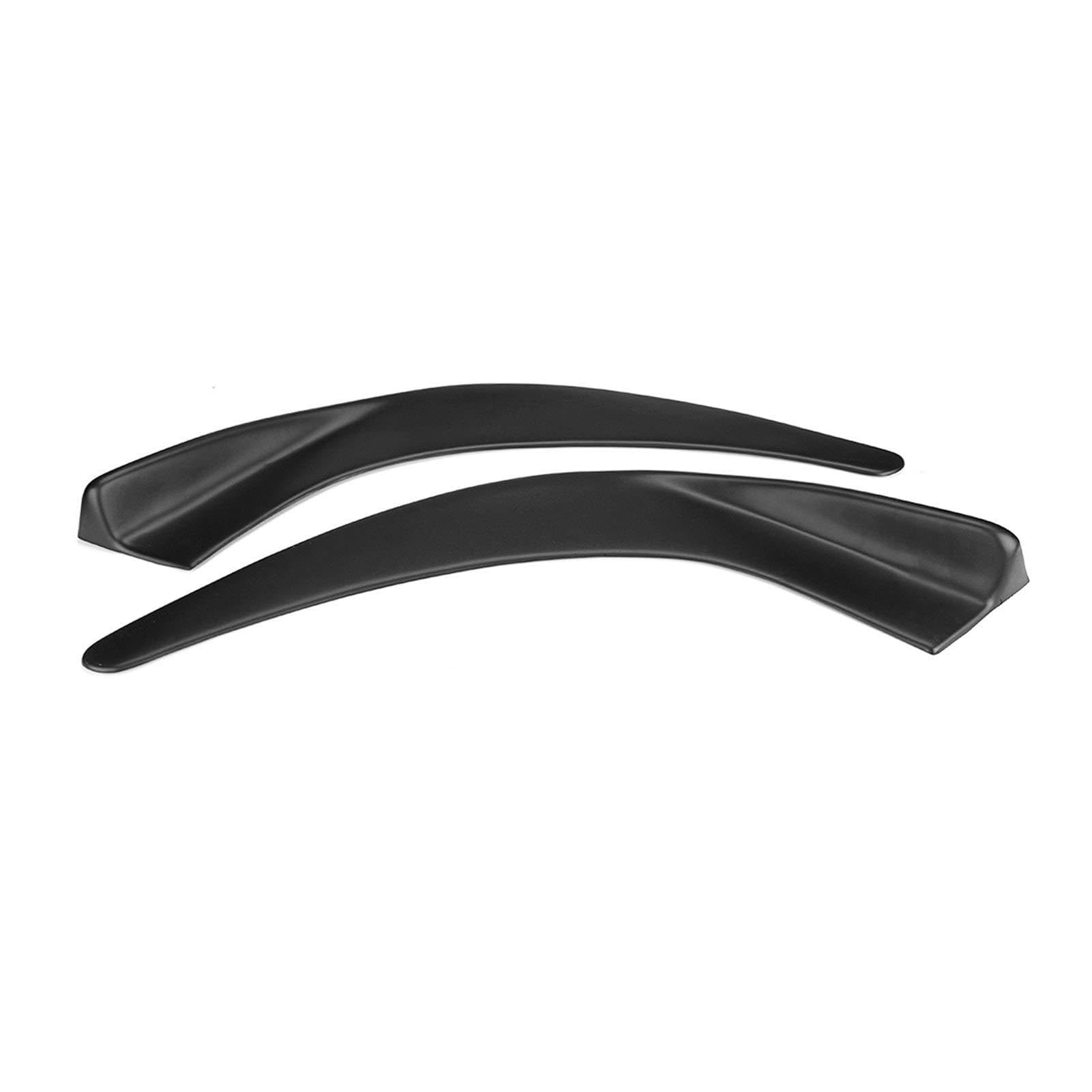 2 Stücke Universal Auto SUV Vorne Deflektor Spoiler Splitter Diffusor Stoßstange Canard Lip Body Schaufeln Stoßstange Splitter Stoßstangenlippenabweiser