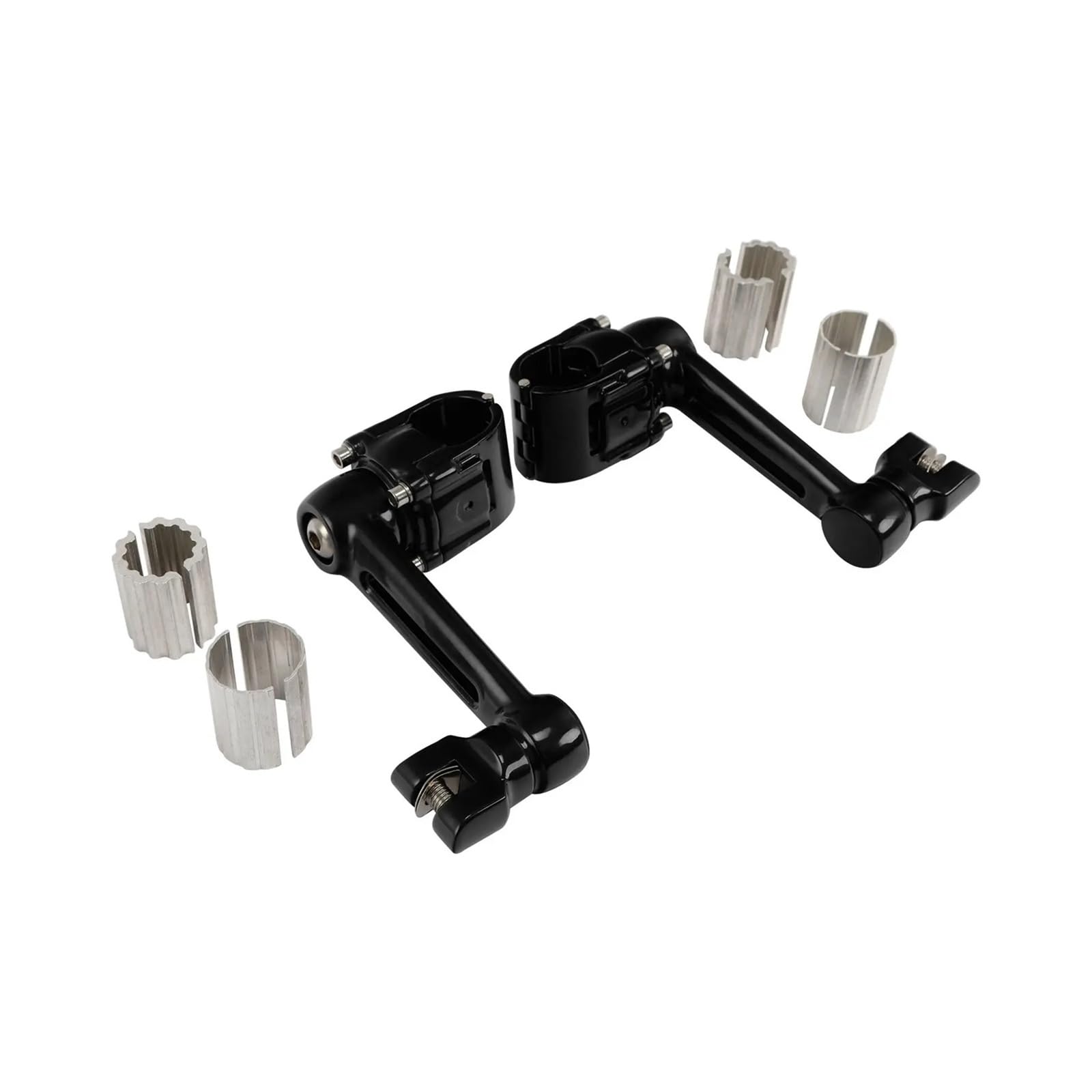 Support de repose-pieds réglable noir pour moto Golden Wing 1800 GL1800 22-35mm