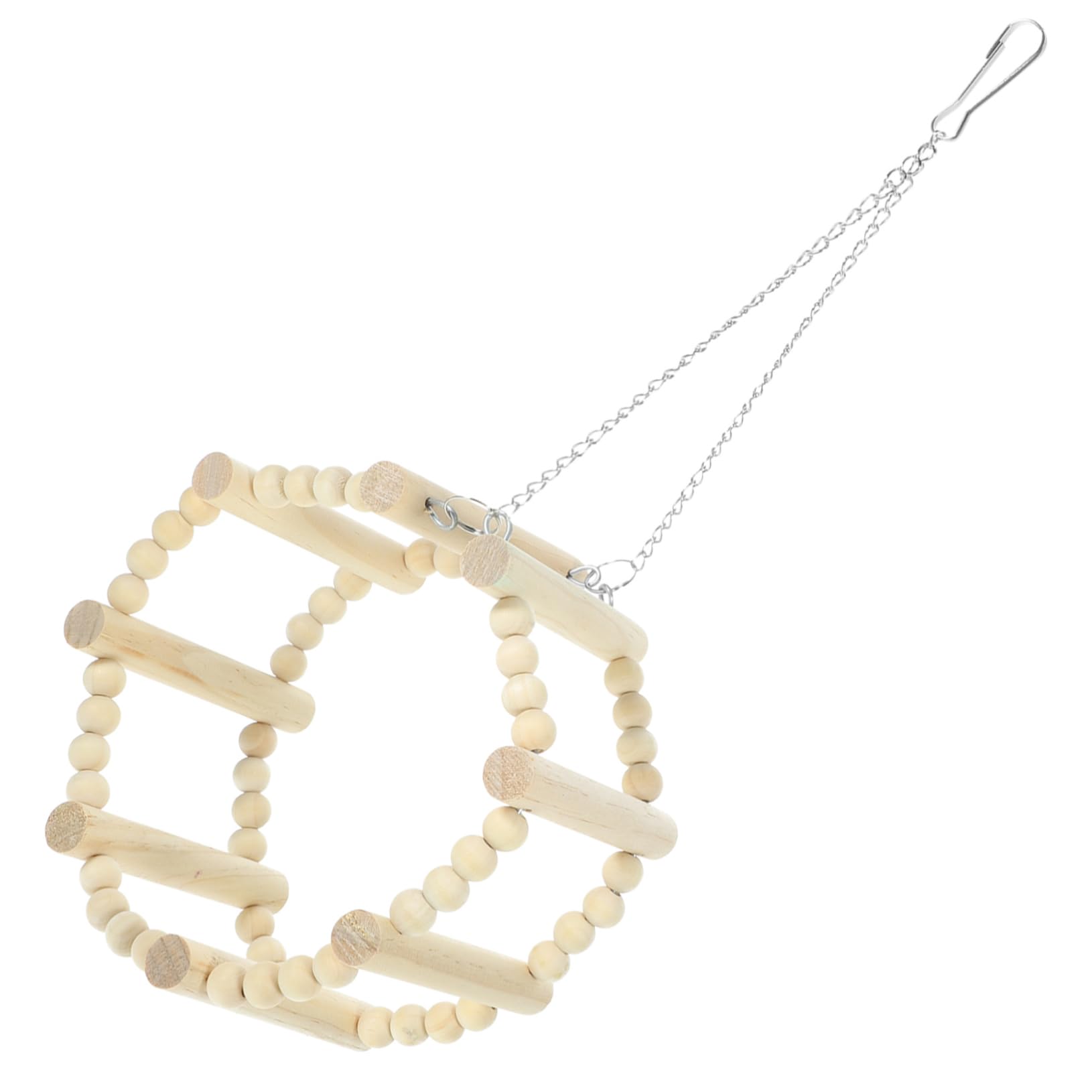 Parliky Bird Parrot Swing Wear Resistant Accessory for Birds Easy to Install for Cage Decoration and Relief Chewing and Playing