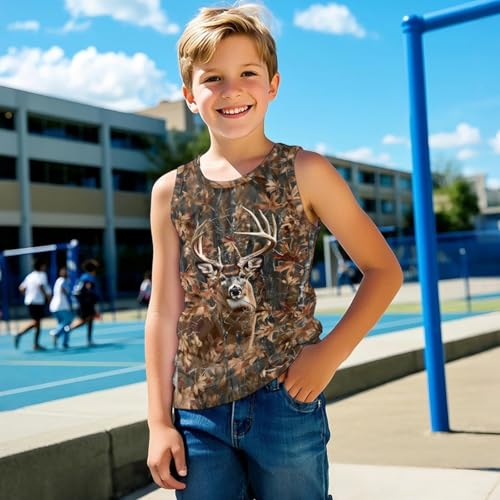 Boys Tank Top for Kids Sleeveless Shirts for Children2
