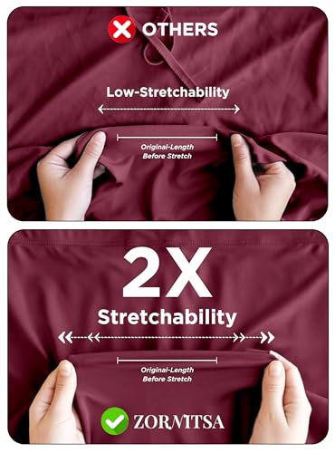 Image of ZORNITSA Cotton Lycra Saree Shapewear Petticoat for Women, Stretchable Saree Shaper Petticoat Inskirt, Shape wear Dress for Saree, Skirts