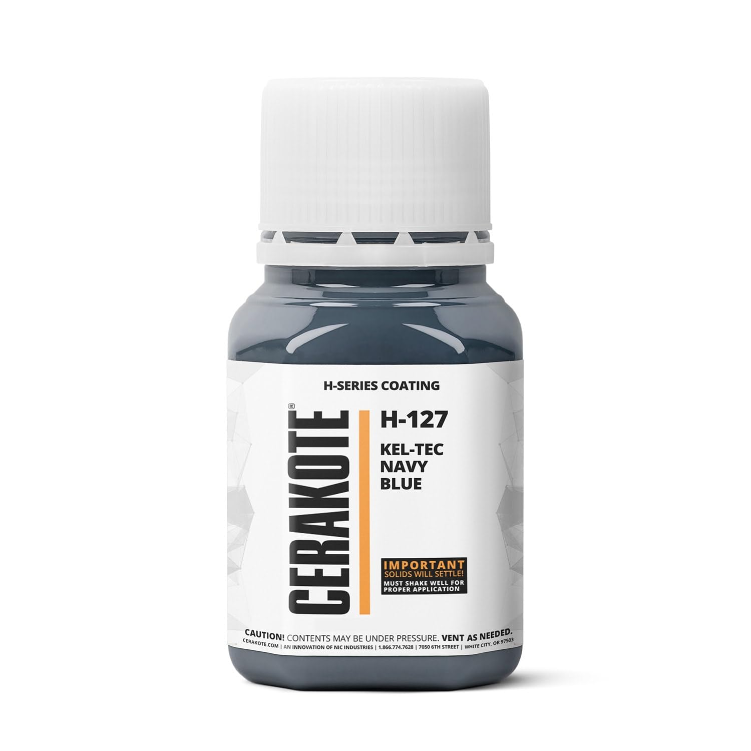 CERAKOTE (Oven Cure) H-Series KEL-TEC Navy Blue [ 4oz ] H-127T -Our Ceramic Technology Combines Performance with Color on All- Metals, Polymers + More - (Part B) Included