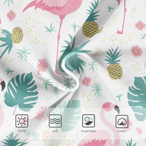 Wusikd Cute Flamingo Girls' Underwear Cotton Pineapple Girls Briefs Soft Toddler Underwear 2T3