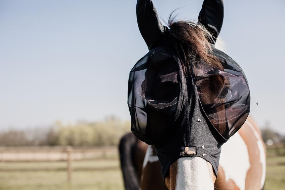 Fly mask slim fit cob nero
