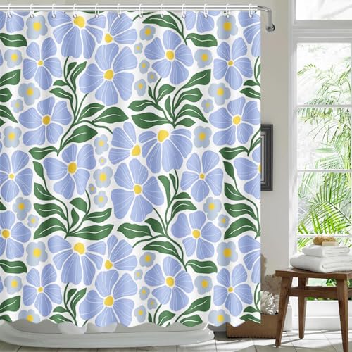 Rideau de douche de qualité supérieure floral botanique esthétique