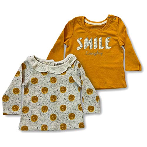 Image of TuddyBuddy 100% Cotton Full Sleeves Half Sleeves Baby Girl's Top Cum T-Shirt for Summer