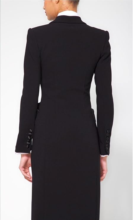 Double Breasted Tuxedo Gown