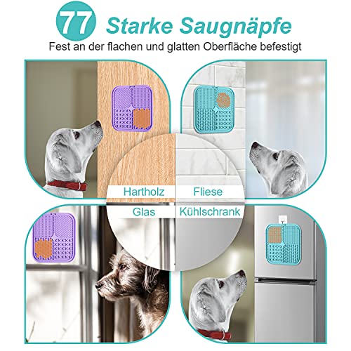 Tappetino per cani, 2 pezzi, con ventose, con 1