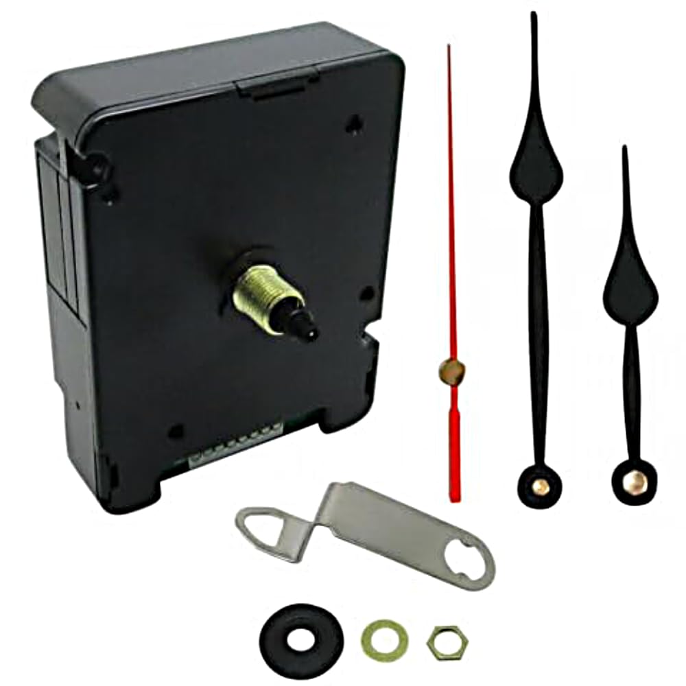 Radio Controlled Clock Mechanism MSF 17mm Shaft Non Ticking & Hands