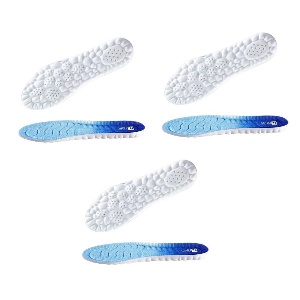 OrtoFlex 5D Orthopaedic - Solette ortopediche in memory foam per uomo e donna, morbida ammortizzazione