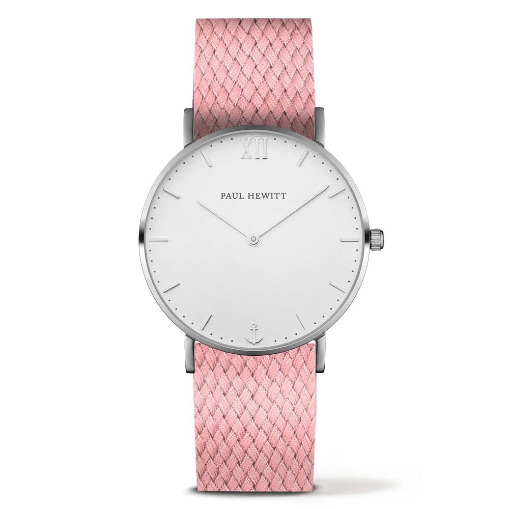 Paul Hewitt Reloj Unisex Analogico Cuarzo con Correa de Nylon PH-SA-S-ST-W-27S
