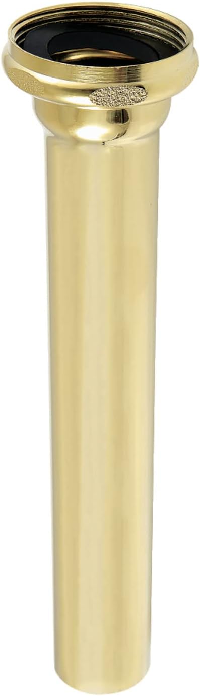 Fauceture EVT8122 Possibility 1-1/2" to 1-1/4" Step-Down Tailpiece, 8" Length, Polished Brass