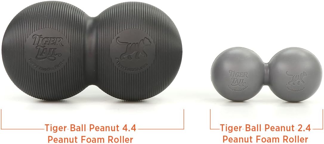 Tiger Tail Tiger Ball Large 8-Inch Long by 4.4-Inch High Peanut Foam Roller Double Ball: Self-Help Body Massage Tool for Trigger Points and Muscle Knots - Image 5