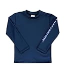 Navy Long Sleeve Rash Guard - 6-12m